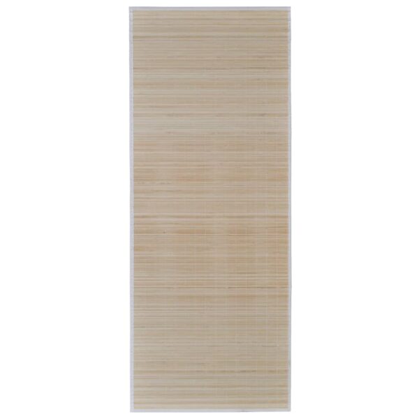 bambustæppe 100 x 160 cm naturfarvet