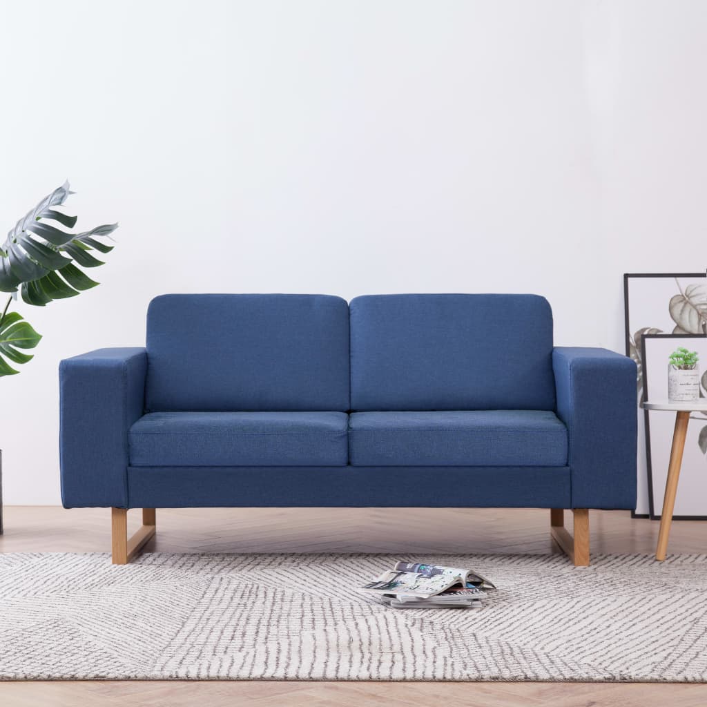 2-personers sofa blå XLhome