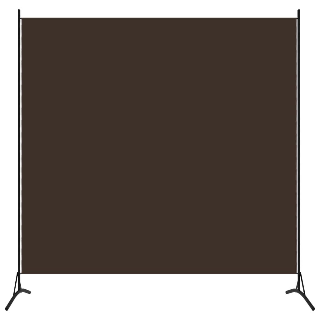 vidaXL 1-panels rumdeler 175×180 cm brun