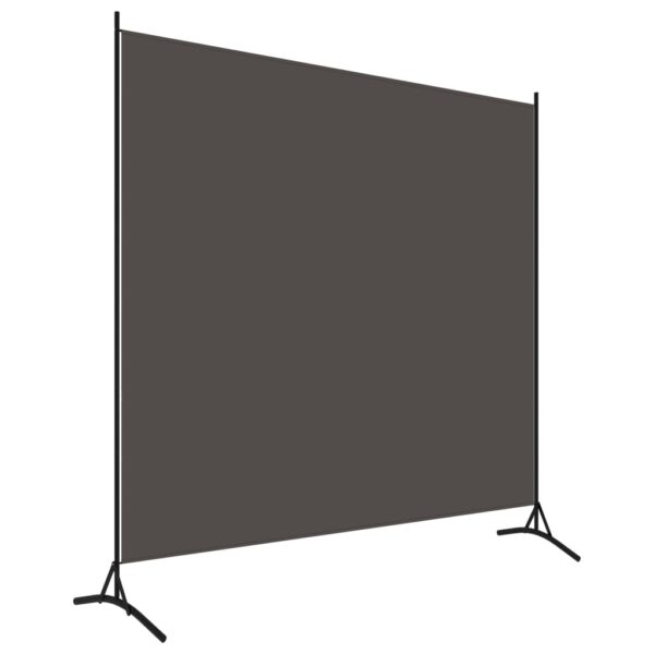 1-panels rumdeler 175×180 cm antracitgrå