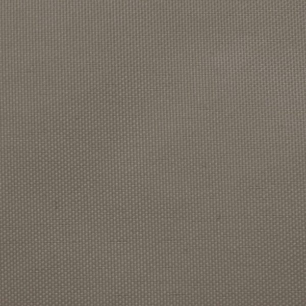 solsejl 2×3 m rektangulær oxfordstof gråbrun