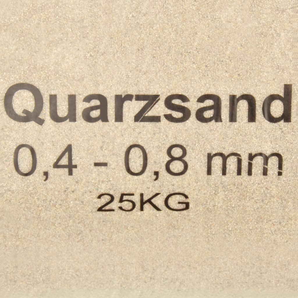 vidaXL filtersand 25 kg 0,4-0,8 mm